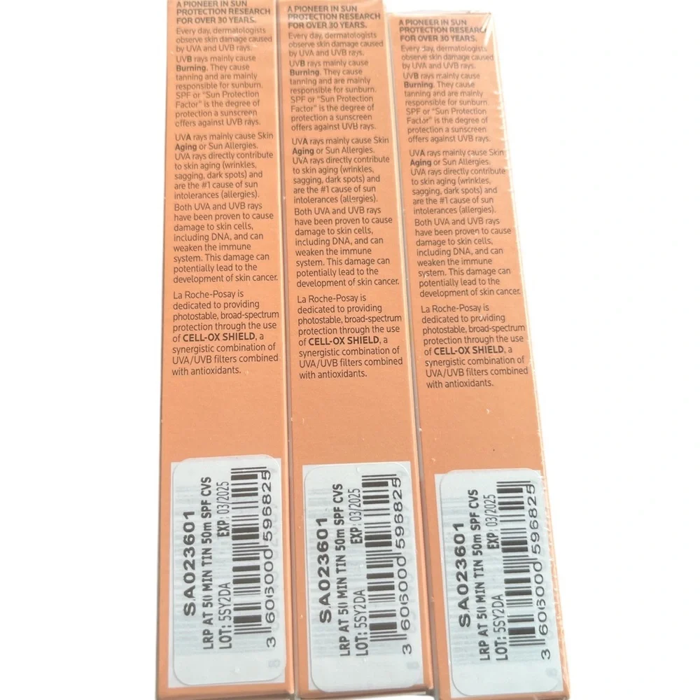 3 LaRoche Posay Anthelios Tinted Ultra-Light Face Sunscreen SPF50 Exp.3/2025